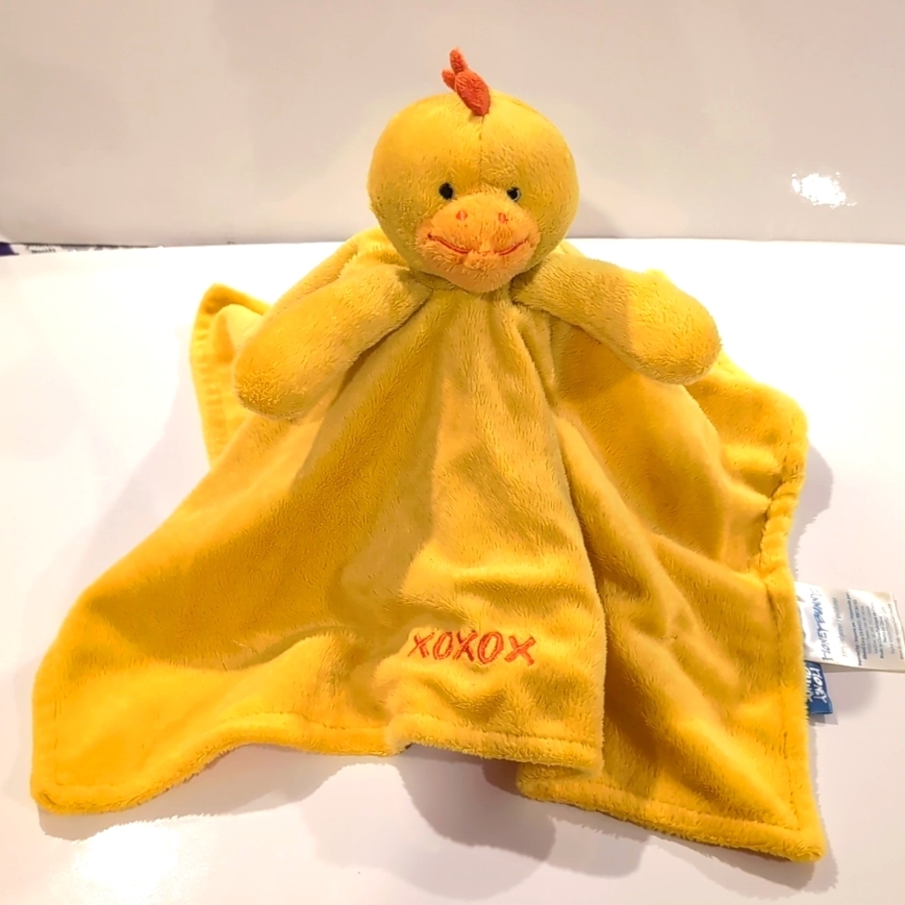Honey Bunny Yellow Chick Duck Security Blanket Lovey